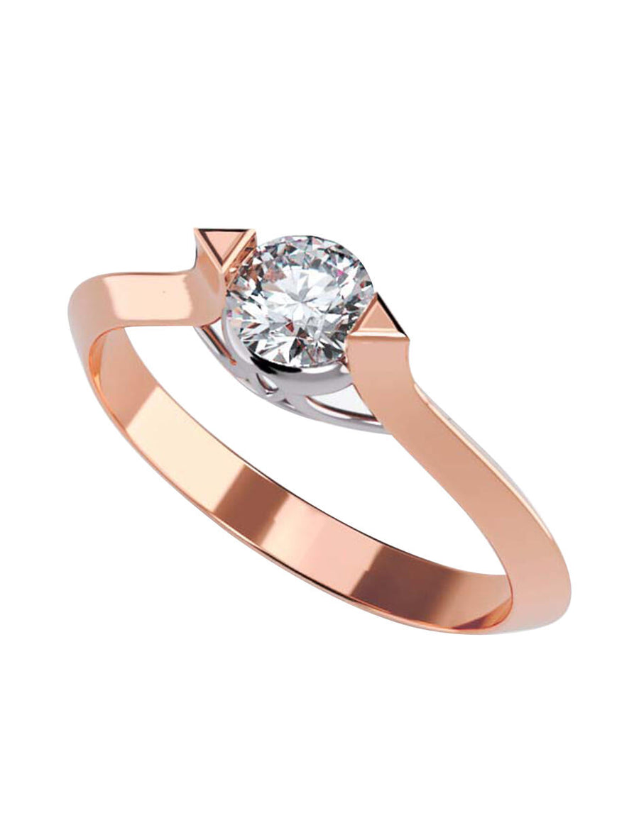 ANILLO DE ORO CON CIRCONIA