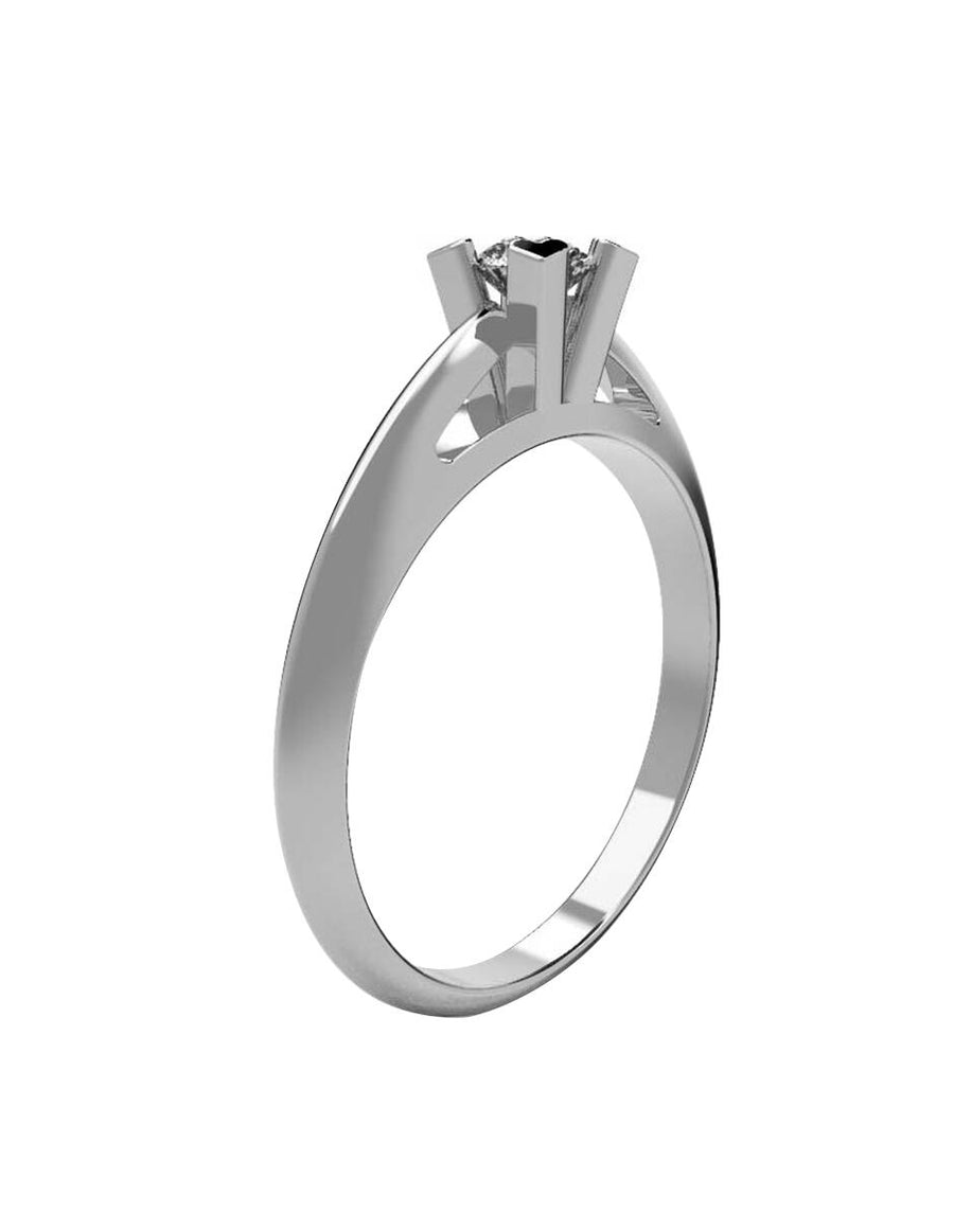 ANILLO DE ORO CON CIRCONIA