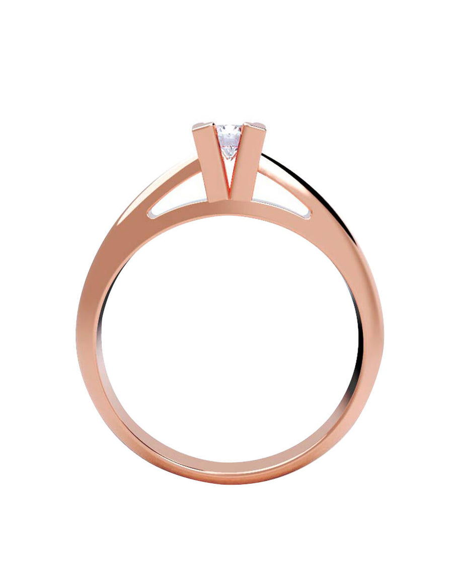 ANILLO DE ORO CON CIRCONIA
