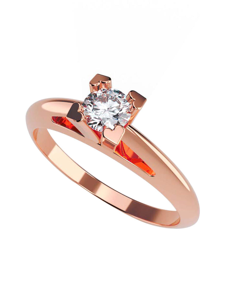 ANILLO DE ORO CON CIRCONIA