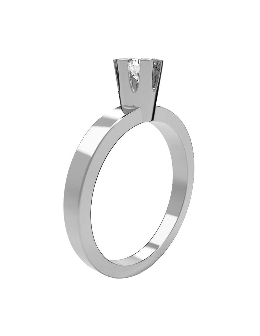 ANILLO DE ORO CON CIRCONIA