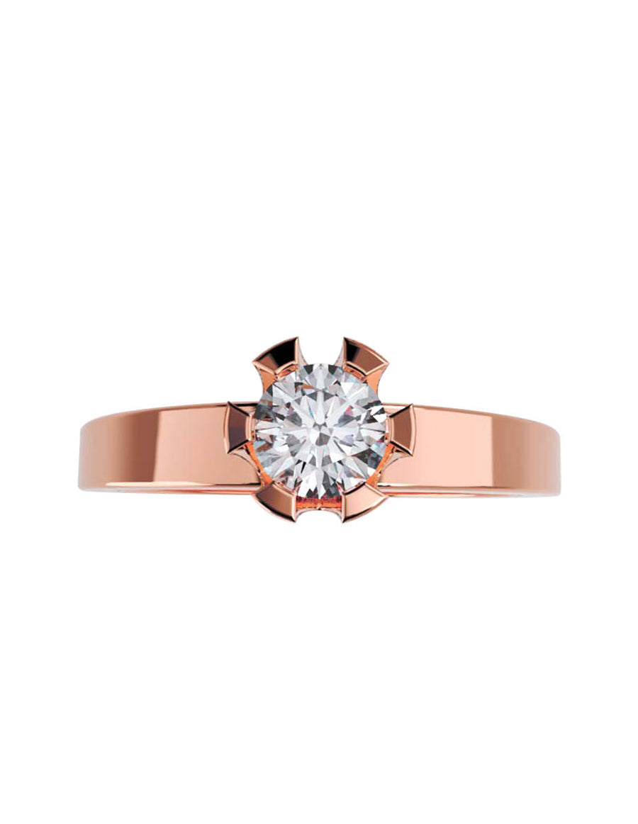ANILLO DE ORO CON CIRCONIA
