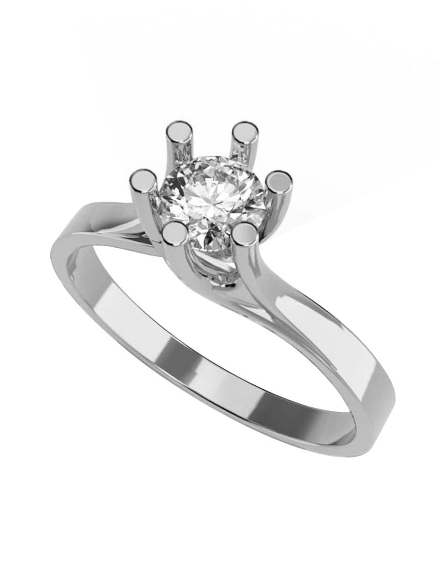 ANILLO DE ORO CON CIRCONIA