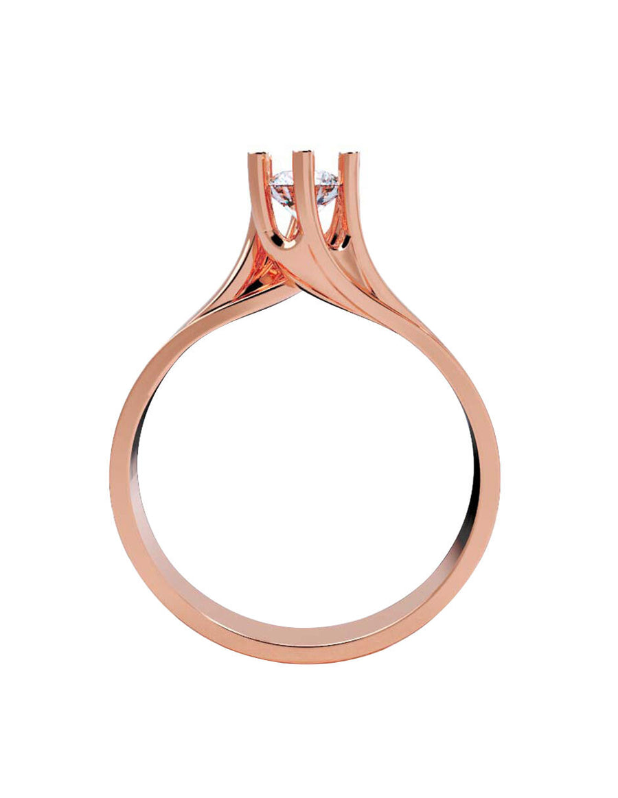 ANILLO DE ORO CON CIRCONIA