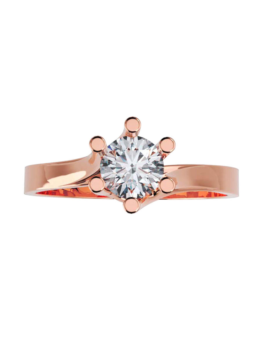 ANILLO DE ORO CON CIRCONIA