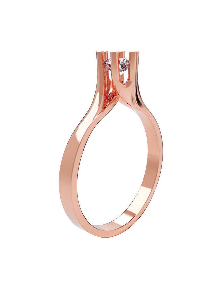 ANILLO DE ORO CON CIRCONIA