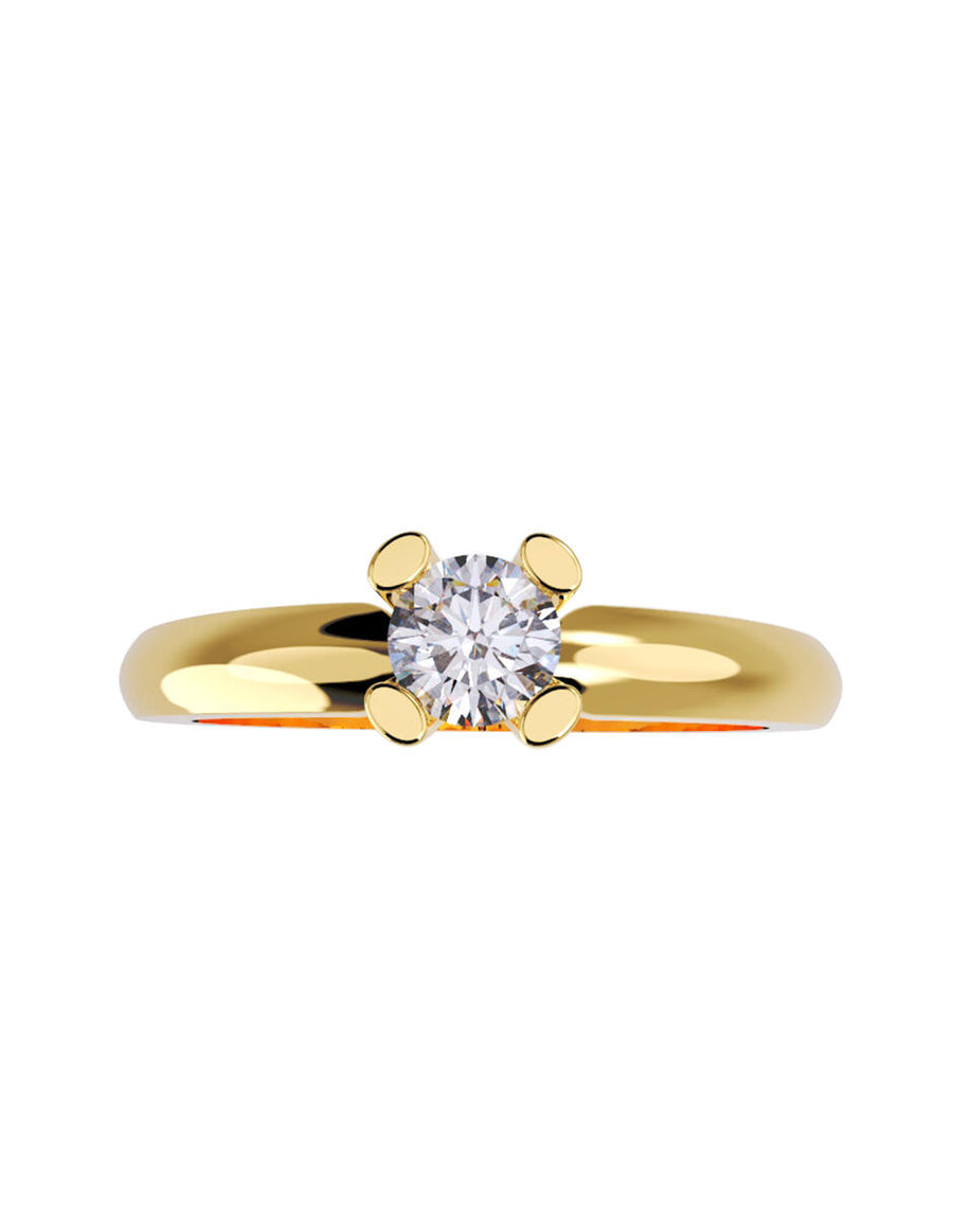ANILLO DE ORO CON CIRCONIA