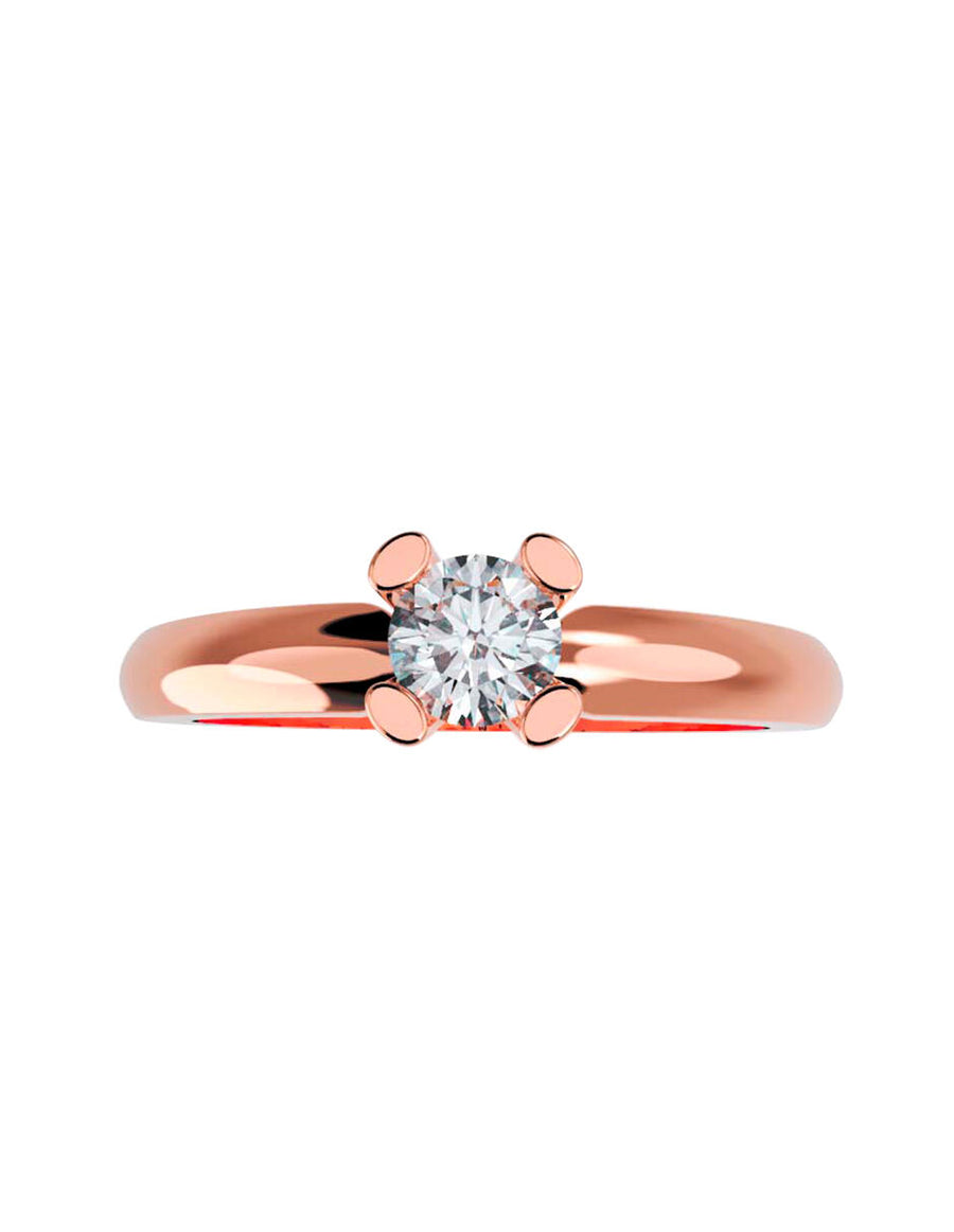 ANILLO DE ORO CON CIRCONIA