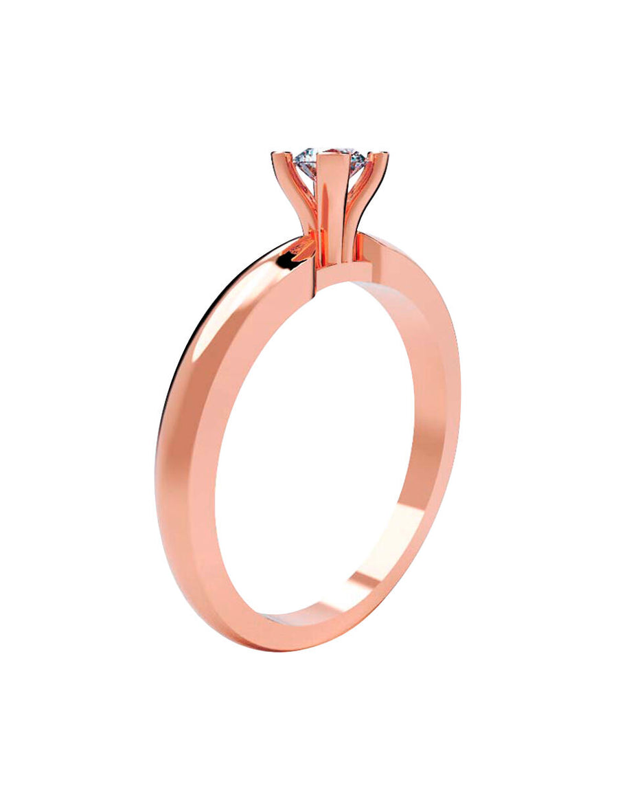 ANILLO DE ORO CON CIRCONIA