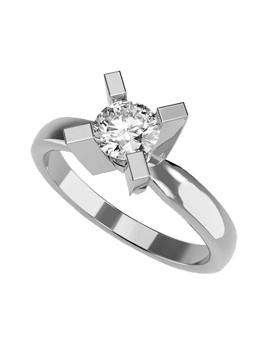 ANILLO DE ORO CON CIRCONIA