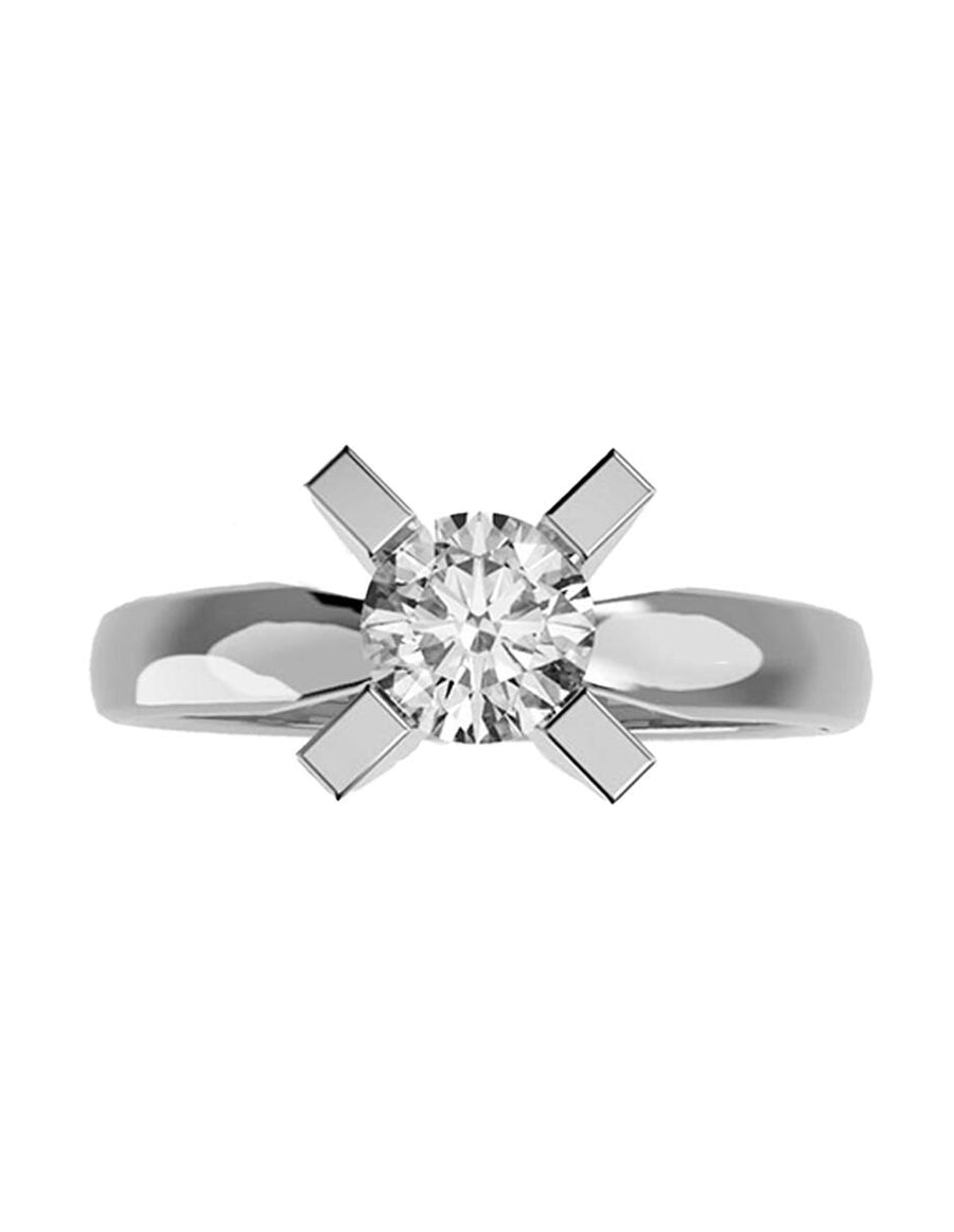 ANILLO DE ORO CON CIRCONIA