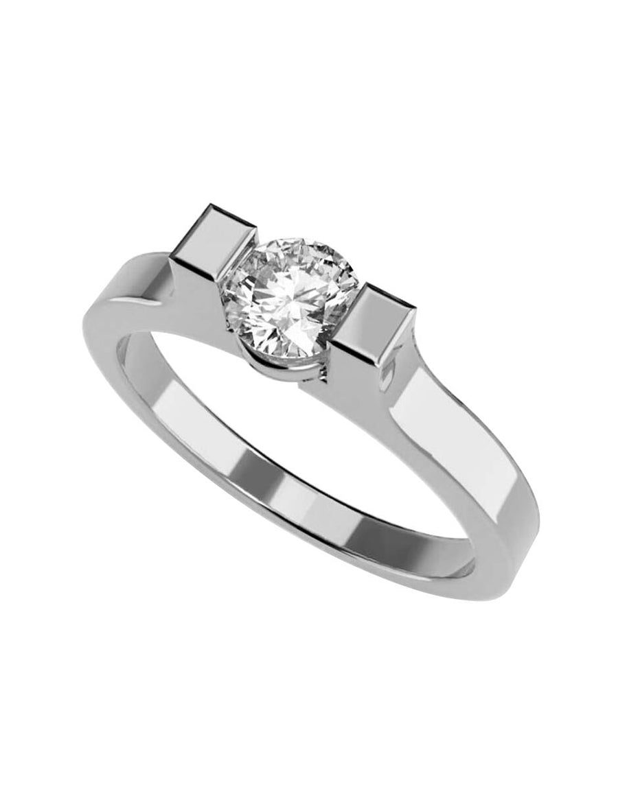 ANILLO DE ORO CON CIRCONIA