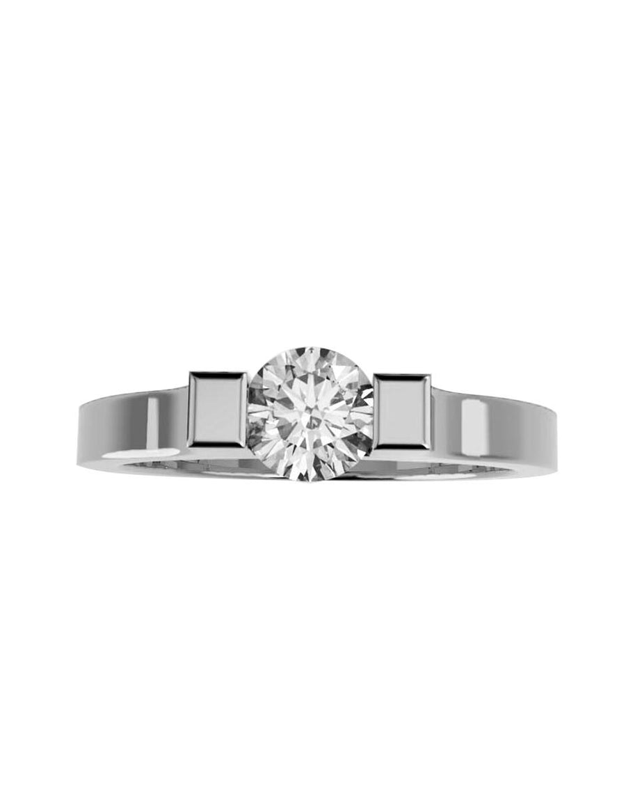 ANILLO DE ORO CON CIRCONIA