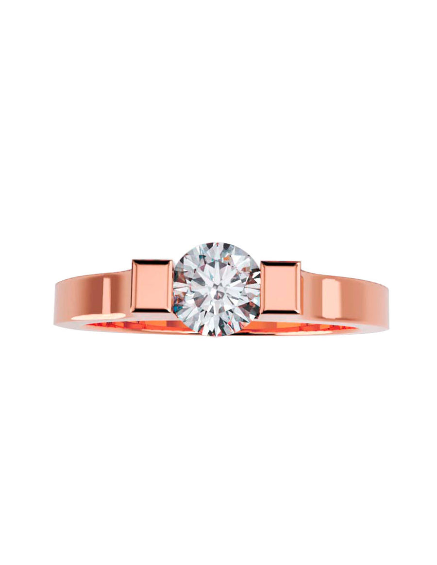 ANILLO DE ORO CON CIRCONIA