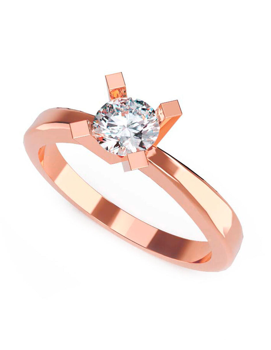 ANILLO DE ORO CON CIRCONIA