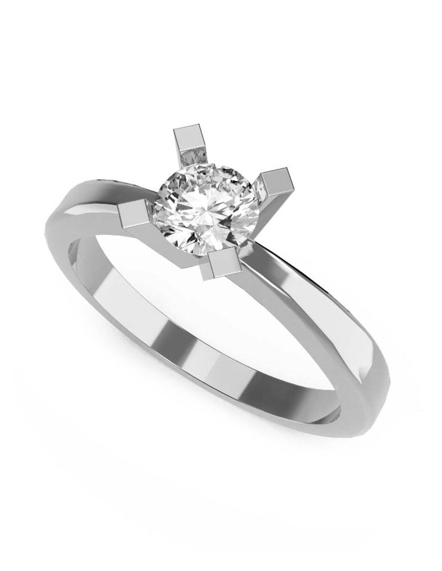 ANILLO DE ORO CON CIRCONIA