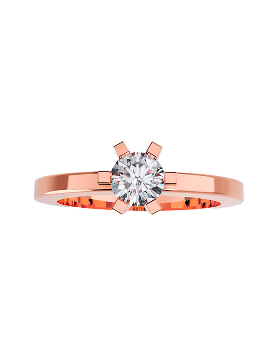 ANILLO DE ORO CON CIRCONIA