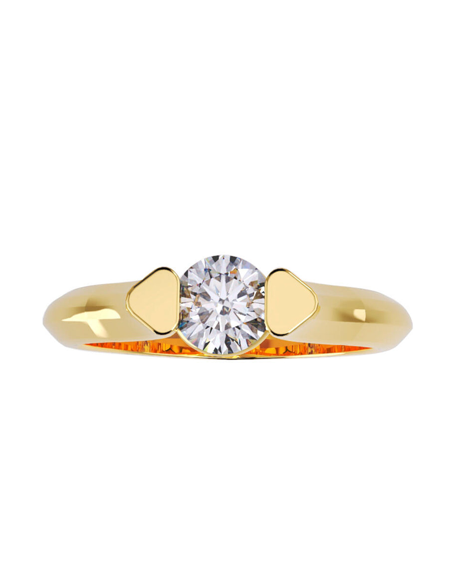 ANILLO DE ORO CON CIRCONIA
