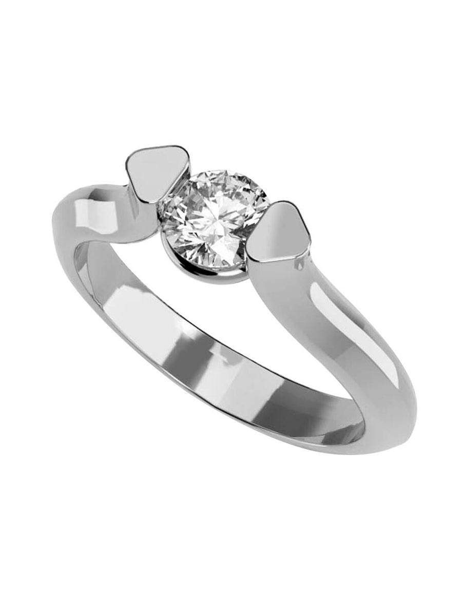 ANILLO DE ORO CON CIRCONIA