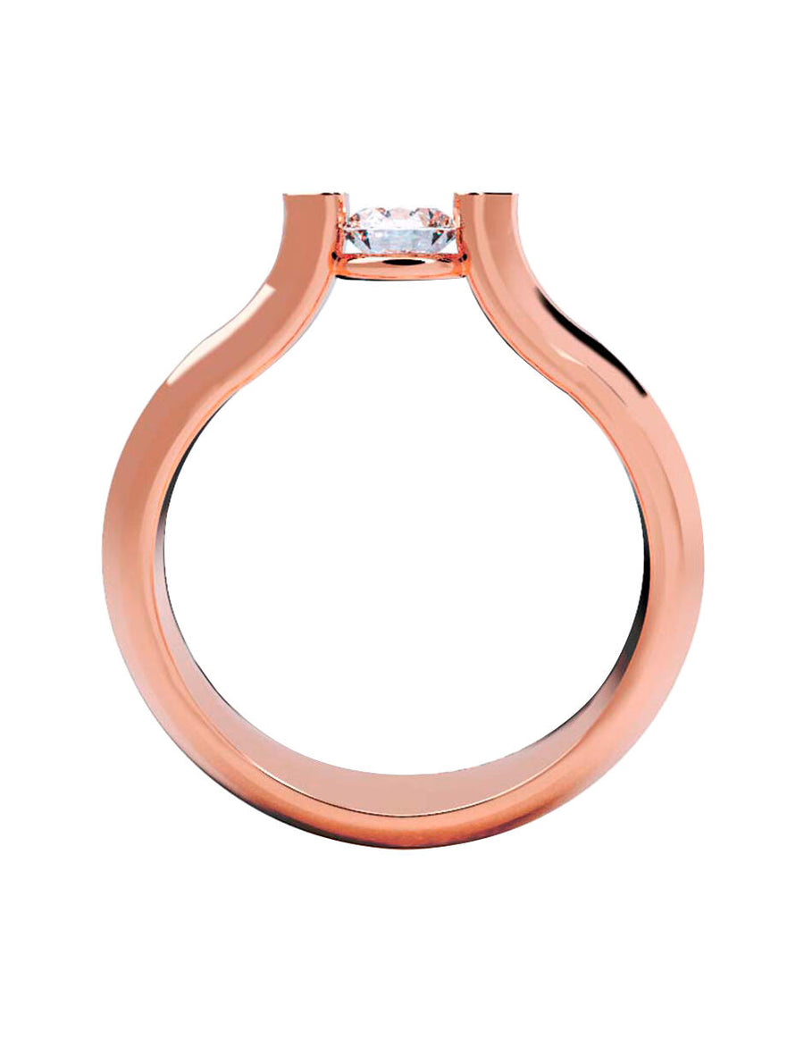 ANILLO DE ORO CON CIRCONIA