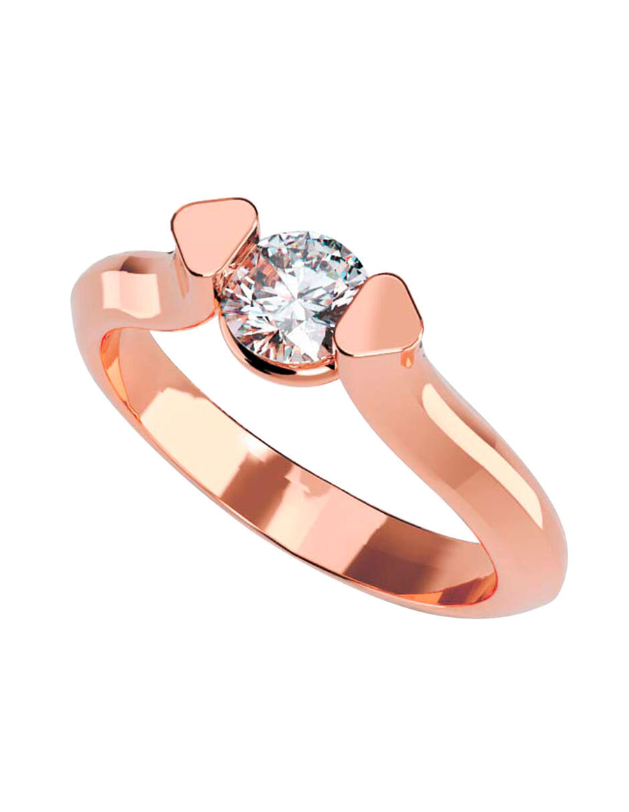 ANILLO DE ORO CON CIRCONIA