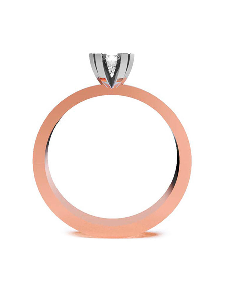 ANILLO DE ORO CON CIRCONIA