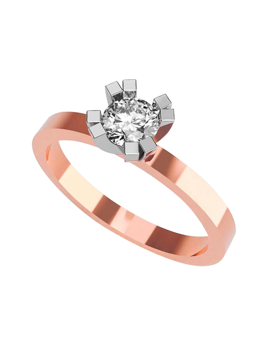 ANILLO DE ORO CON CIRCONIA