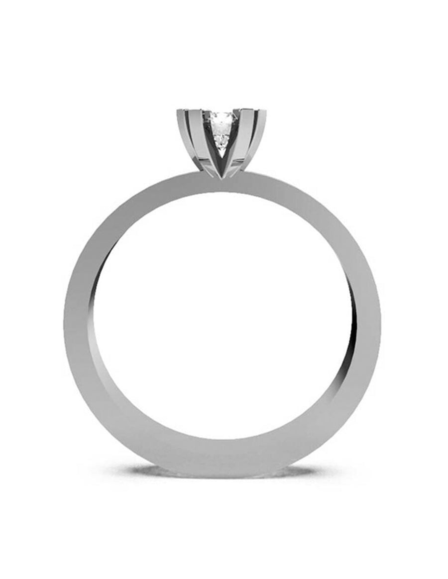 ANILLO DE ORO CON CIRCONIA