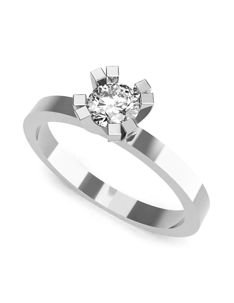 ANILLO DE ORO CON CIRCONIA