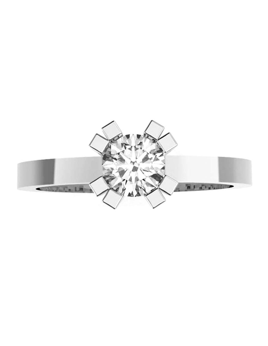 ANILLO DE ORO CON CIRCONIA