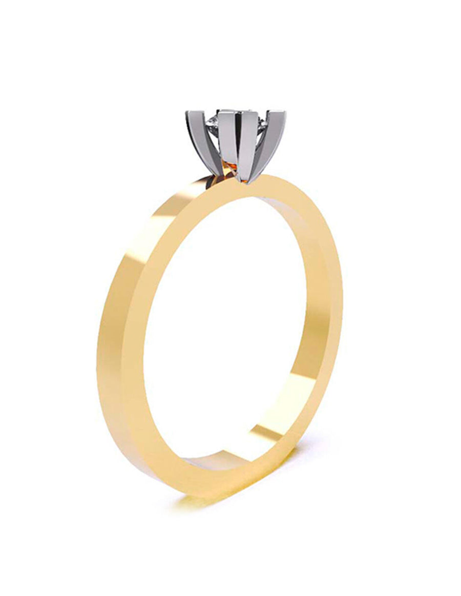 ANILLO DE ORO CON CIRCONIA