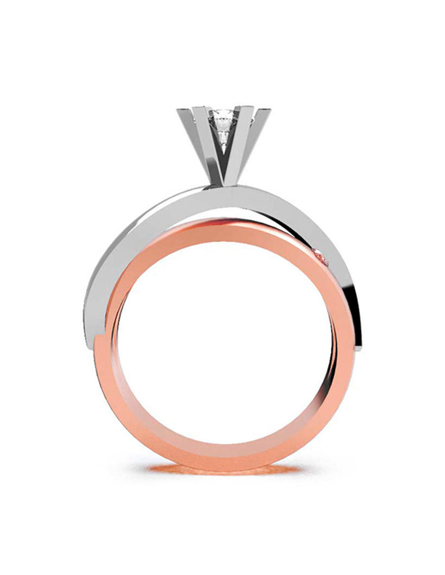 ANILLO DE ORO CON CIRCONIA