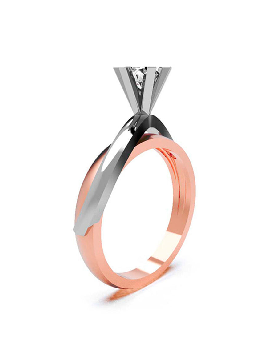 ANILLO DE ORO CON CIRCONIA