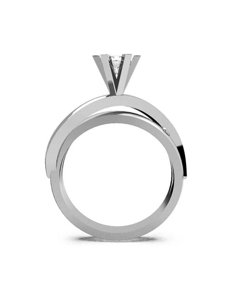 ANILLO DE ORO CON CIRCONIA