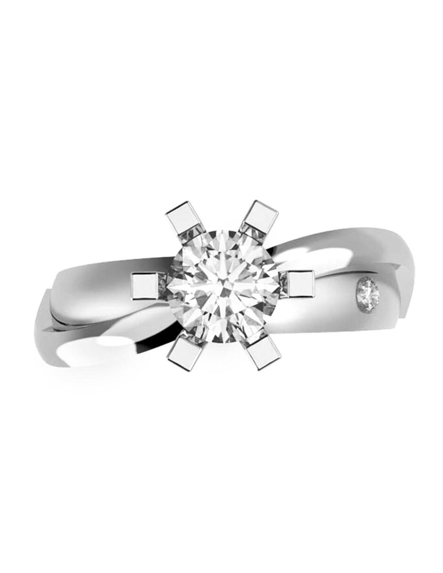 ANILLO DE ORO CON CIRCONIA
