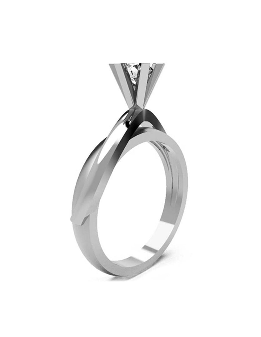 ANILLO DE ORO CON CIRCONIA