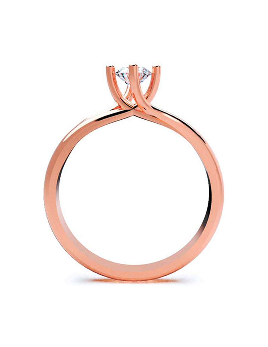 ANILLO DE ORO CON CIRCONIA