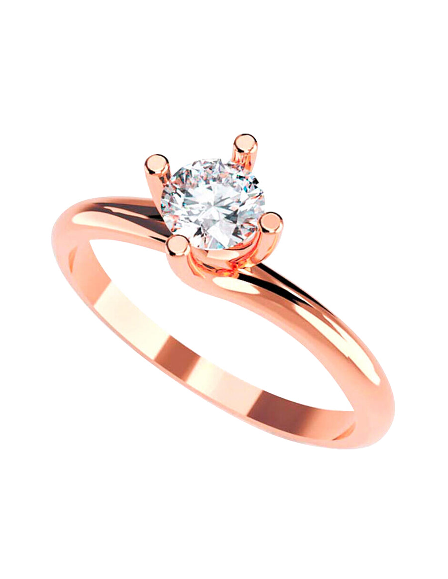 ANILLO DE ORO CON CIRCONIA