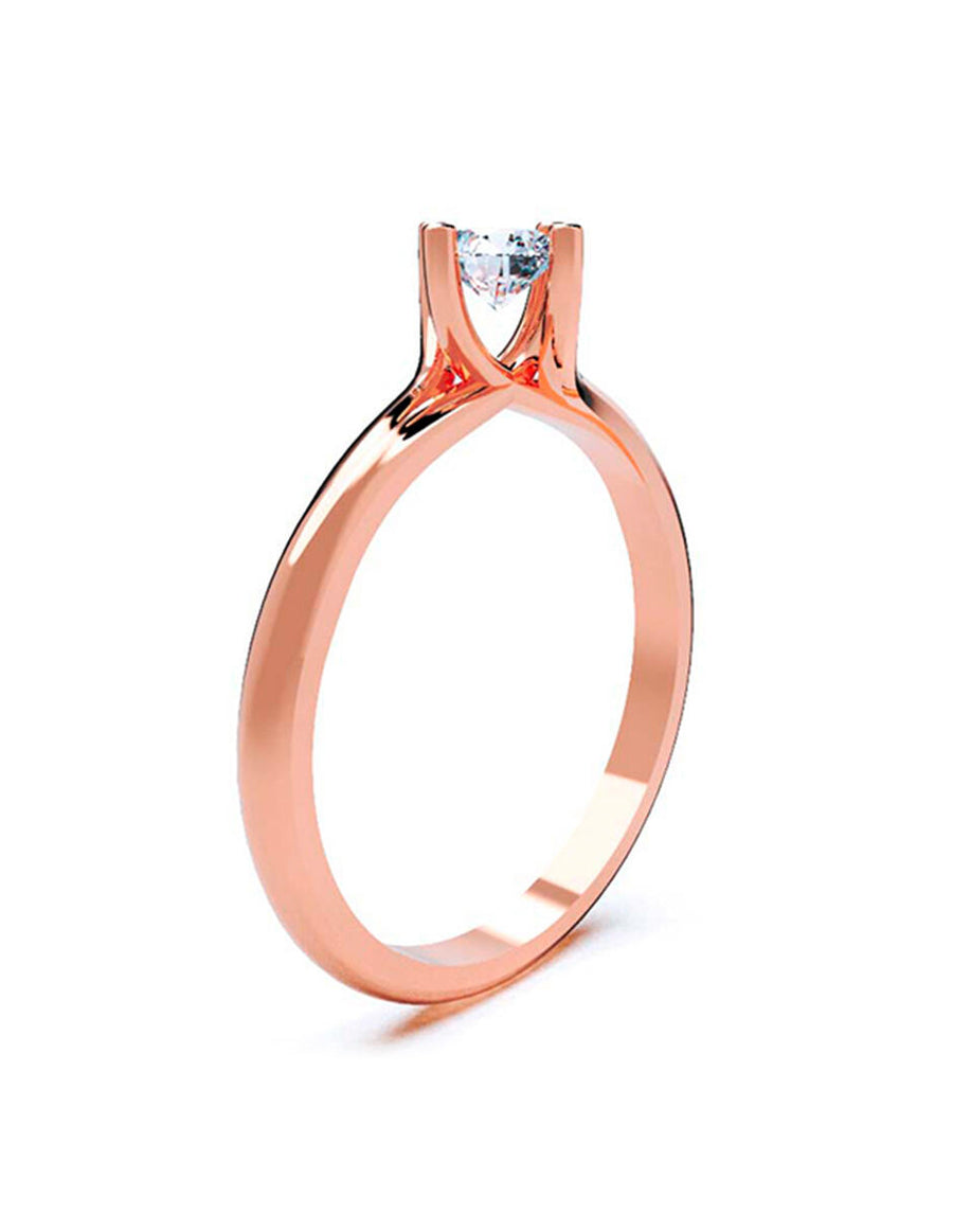 ANILLO DE ORO CON CIRCONIA