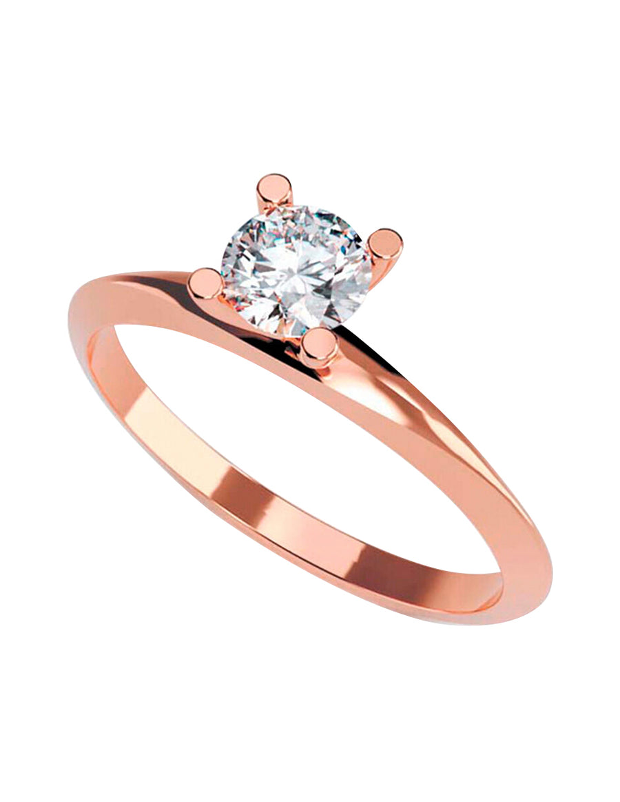 ANILLO DE ORO CON CIRCONIA