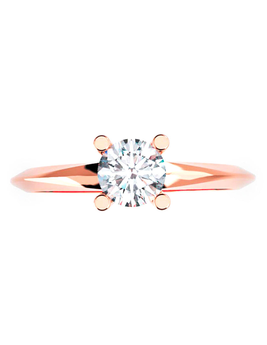 ANILLO DE ORO CON CIRCONIA