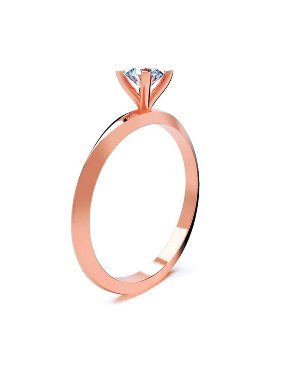 ANILLO DE ORO CON CIRCONIA
