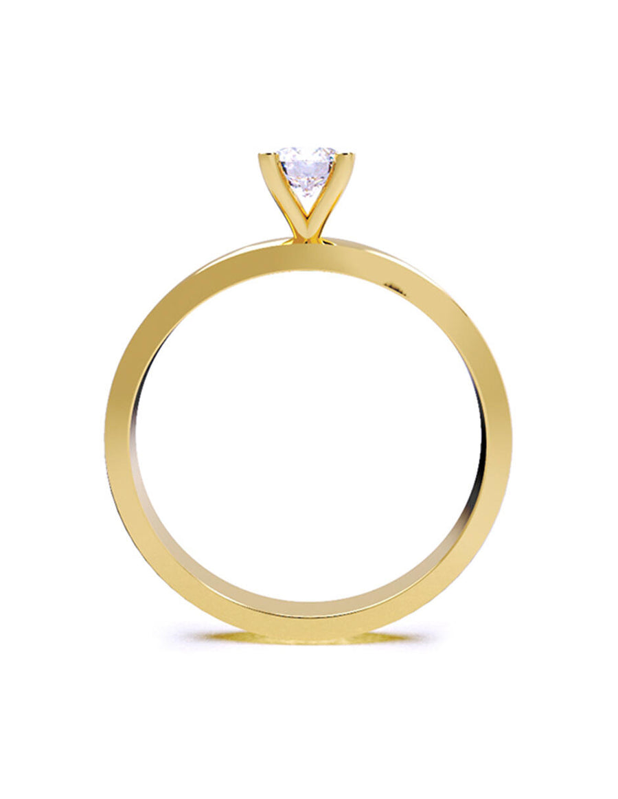 ANILLO DE ORO CON CIRCONIA