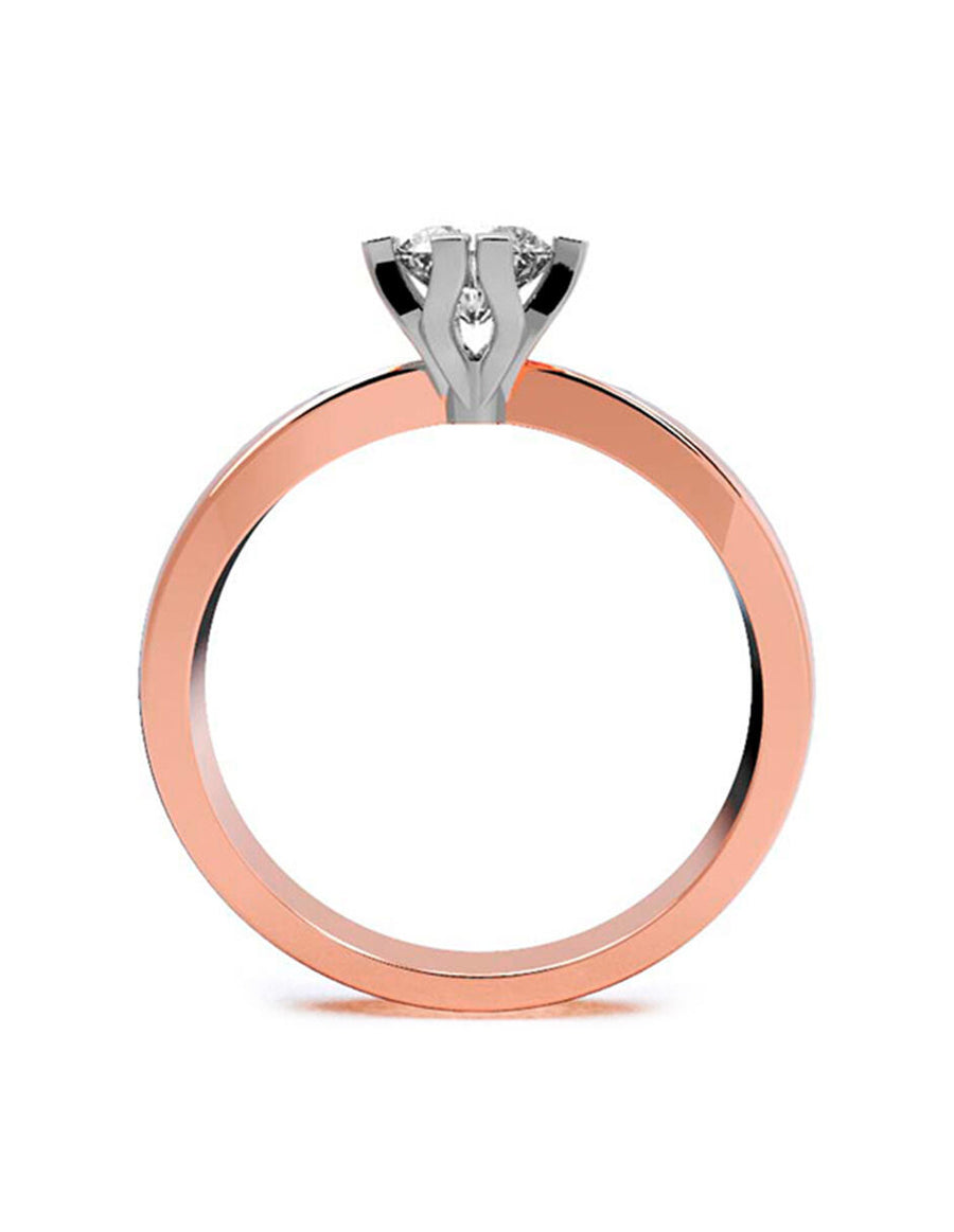 ANILLO DE ORO CON CIRCONIA