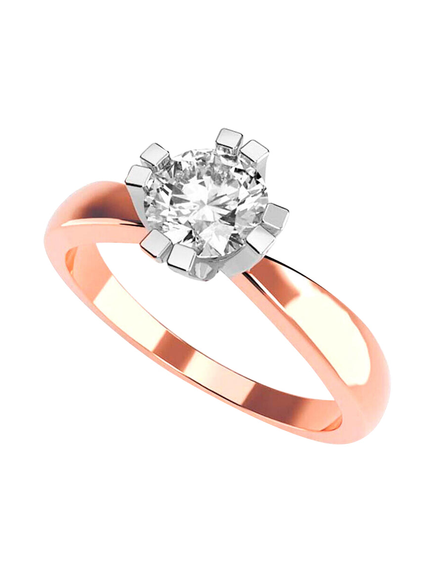 ANILLO DE ORO CON CIRCONIA
