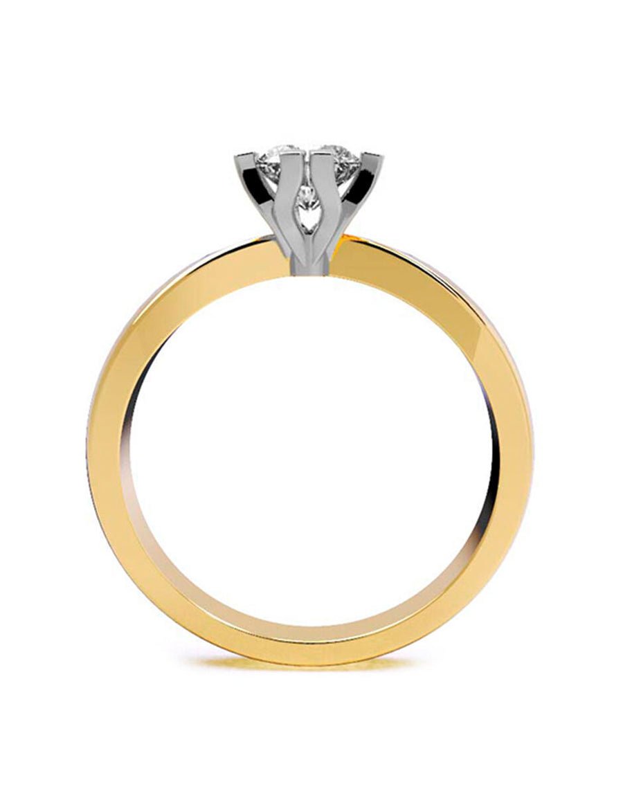 ANILLO DE ORO CON CIRCONIA