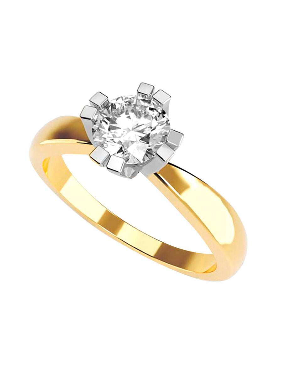 ANILLO DE ORO CON CIRCONIA