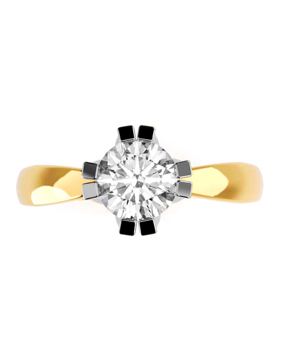 ANILLO DE ORO CON CIRCONIA