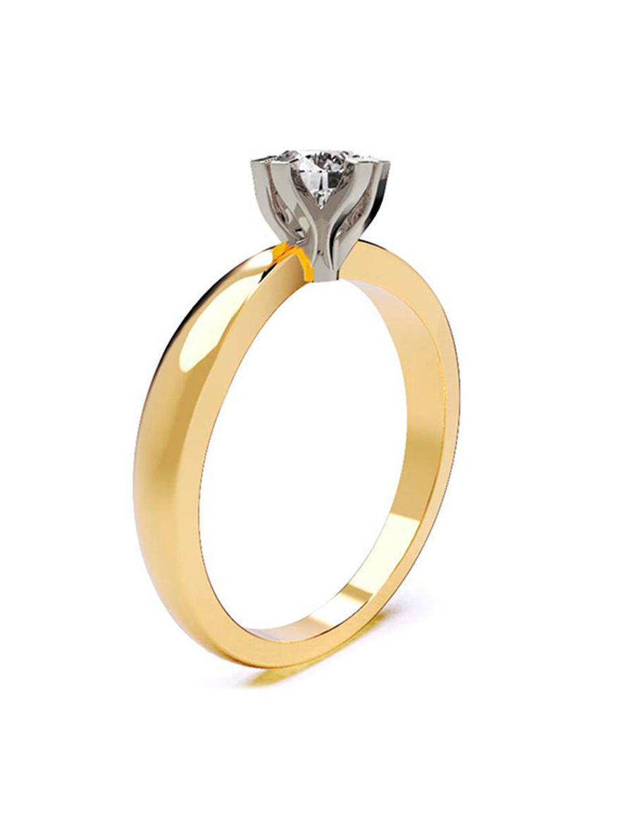ANILLO DE ORO CON CIRCONIA