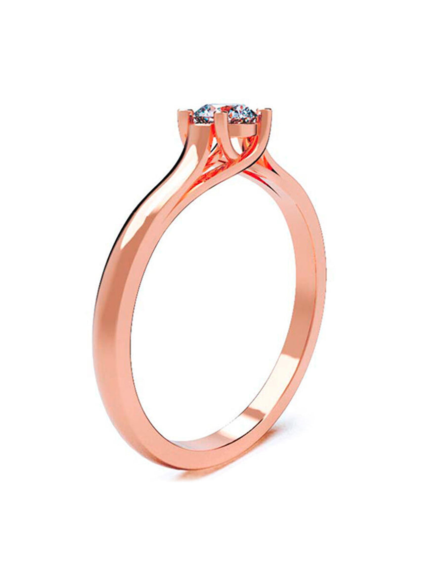 ANILLO DE ORO CON CIRCONIA